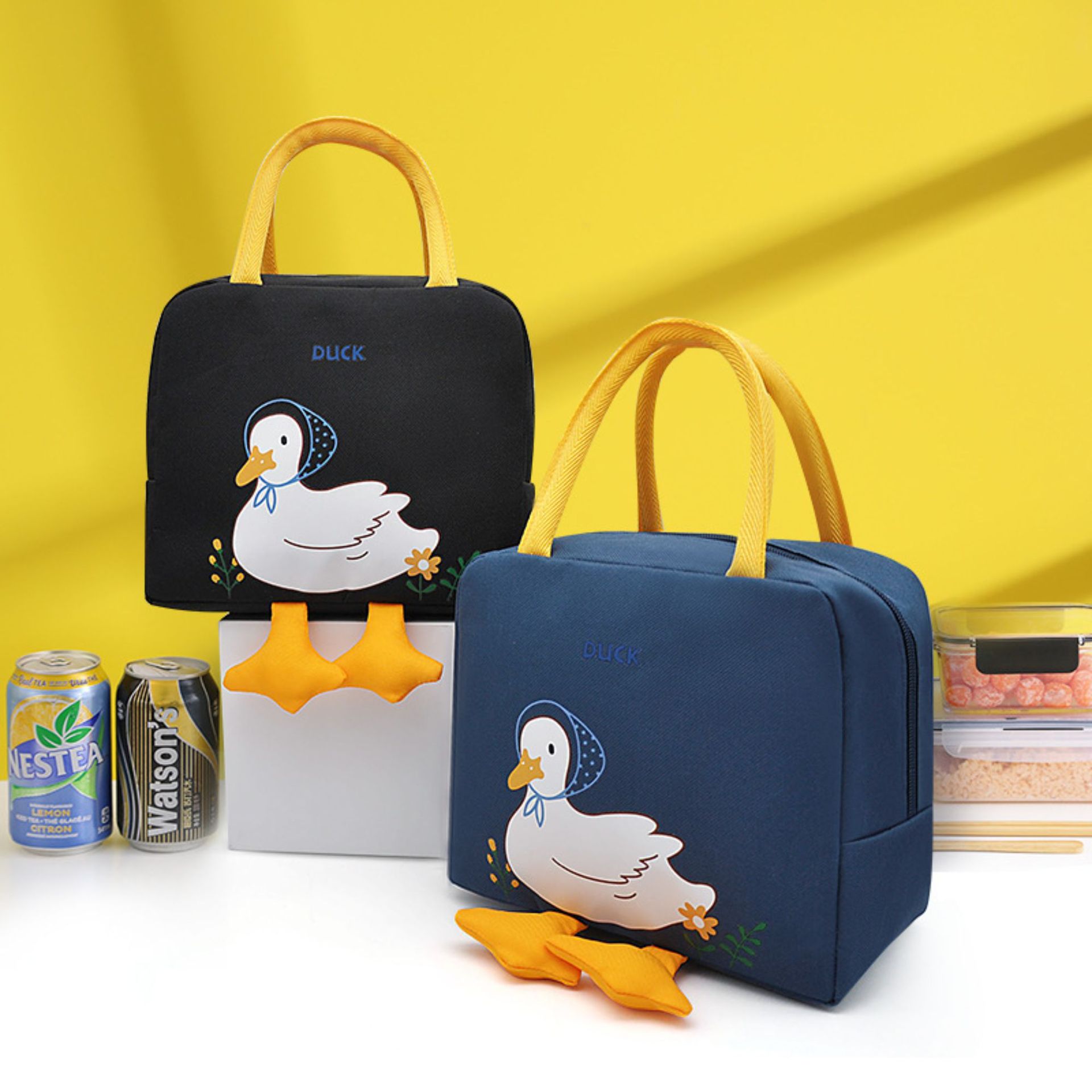 Special Lunch Box Bag for Primary School Students, Thickeneded Satchel Lunch Bag, Waterproof and Oil-Proof, Cute Kidsren's Satchel Lunch Bag