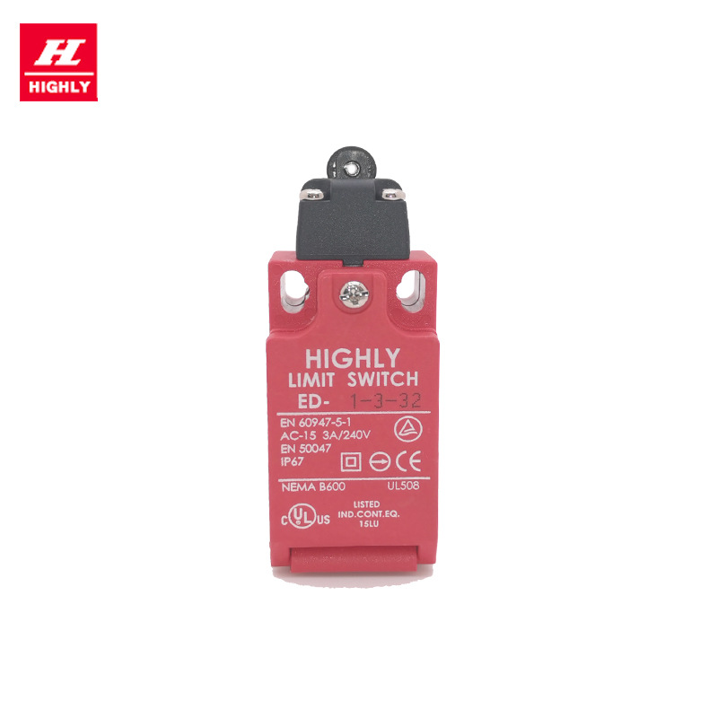 台湾HIGHLY海立限位开关ED-1-3-32防水IP67同款D4N-1132 限动开关