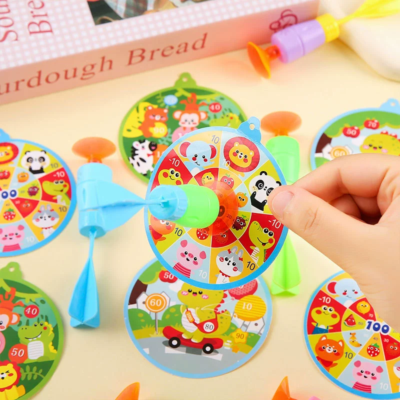 Детские маленькие игрушки на присоске, летающая игла, дротик, подарки, детские игрушки, подвесная доска, соответствующие подарки для детского сада, подарки