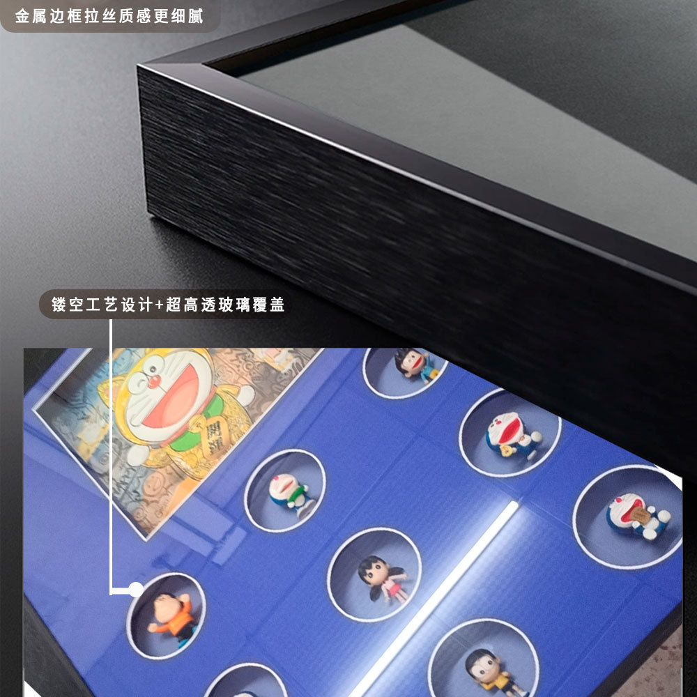 Pato Donald dibujos animados Dibujos Animados hechos a mano Doraemon pintura real habitación de los niños dormitorio cabecera Mickey Mouse círculo colgando pintura