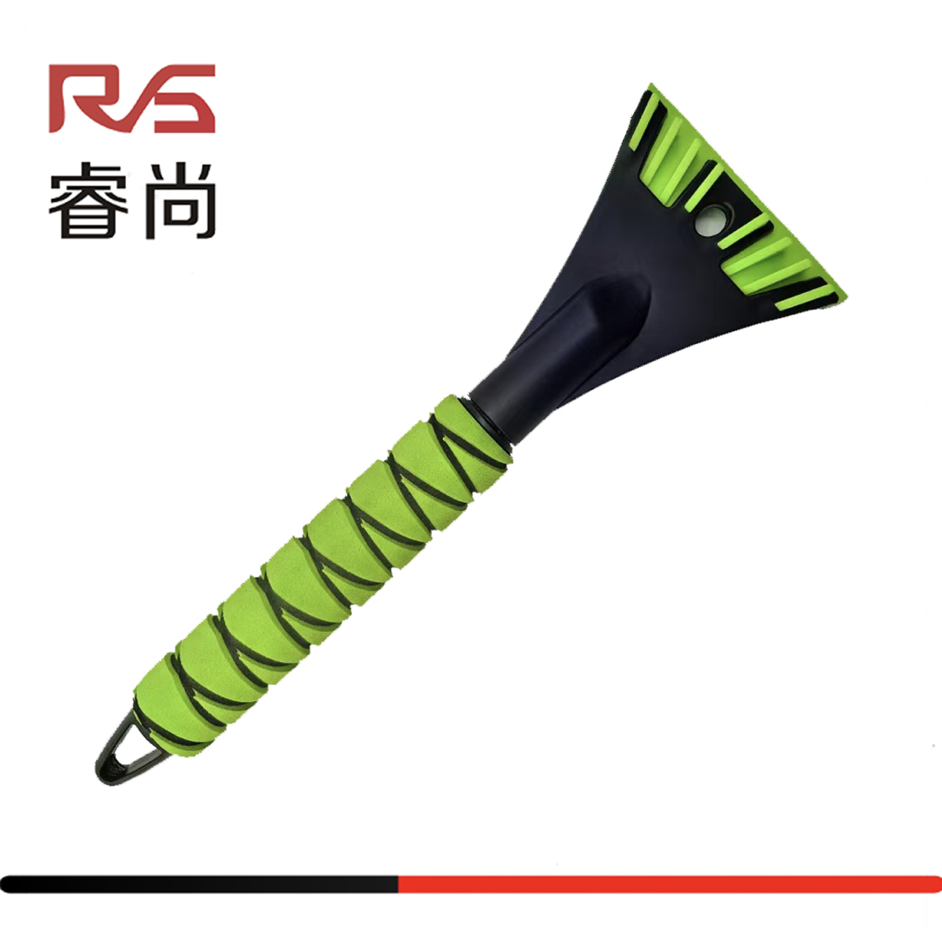 Cabeza de plástico duro de dos colores verde