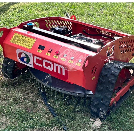 源头厂家无线遥控割草机除草机全地形可爬坡小型遥控履带割草机