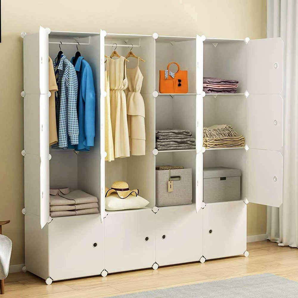 簡易衣柜定制樹脂組合衣櫥塑料拼裝布收納簡約現(xiàn)代組裝多層收納柜