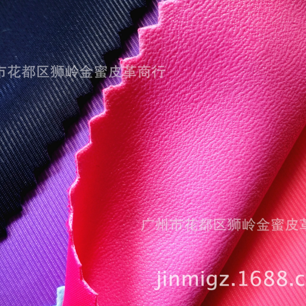 斜纹布 斜纹发泡面料 骑兵斜发泡 斜纹牛津布 粗斜纹拉杆箱布