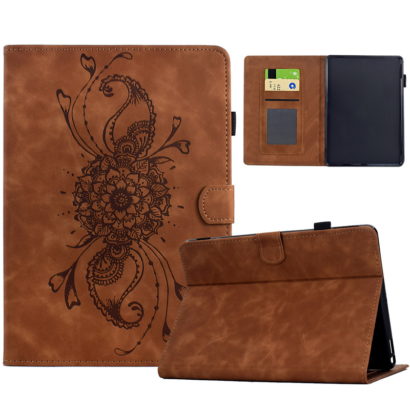 Suitable for Amazon Kindle Paperwhite6 12Th Leather Case Lenovo Tab M11 Mandala Embossed