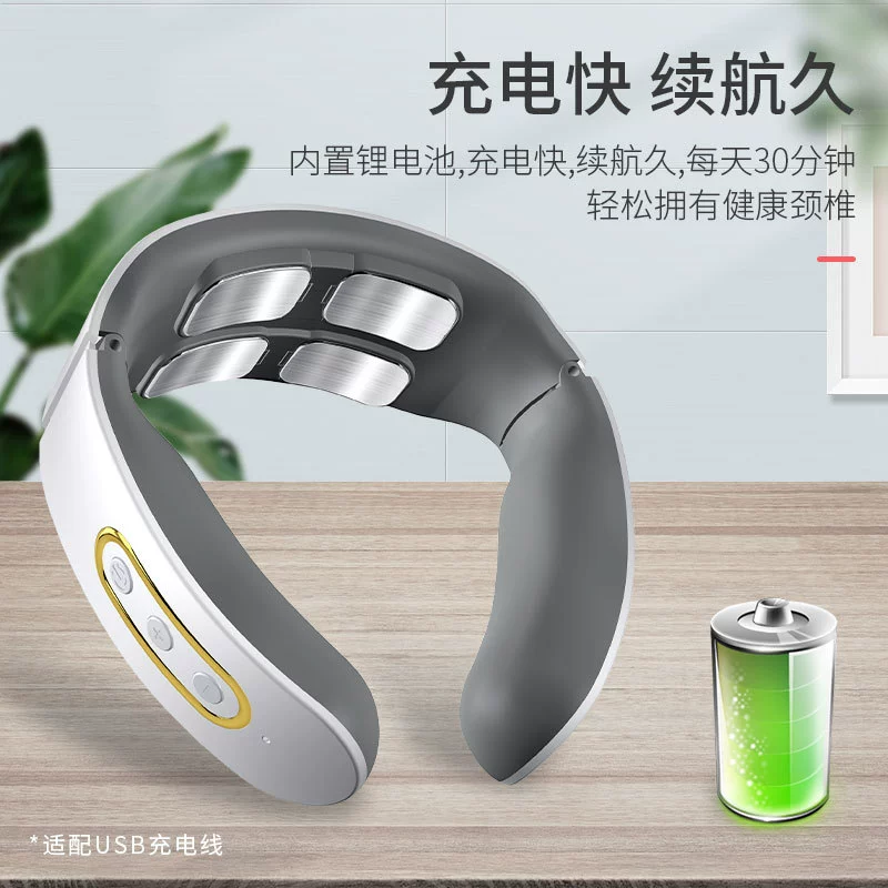 Universal massager, vibration, with neck protection