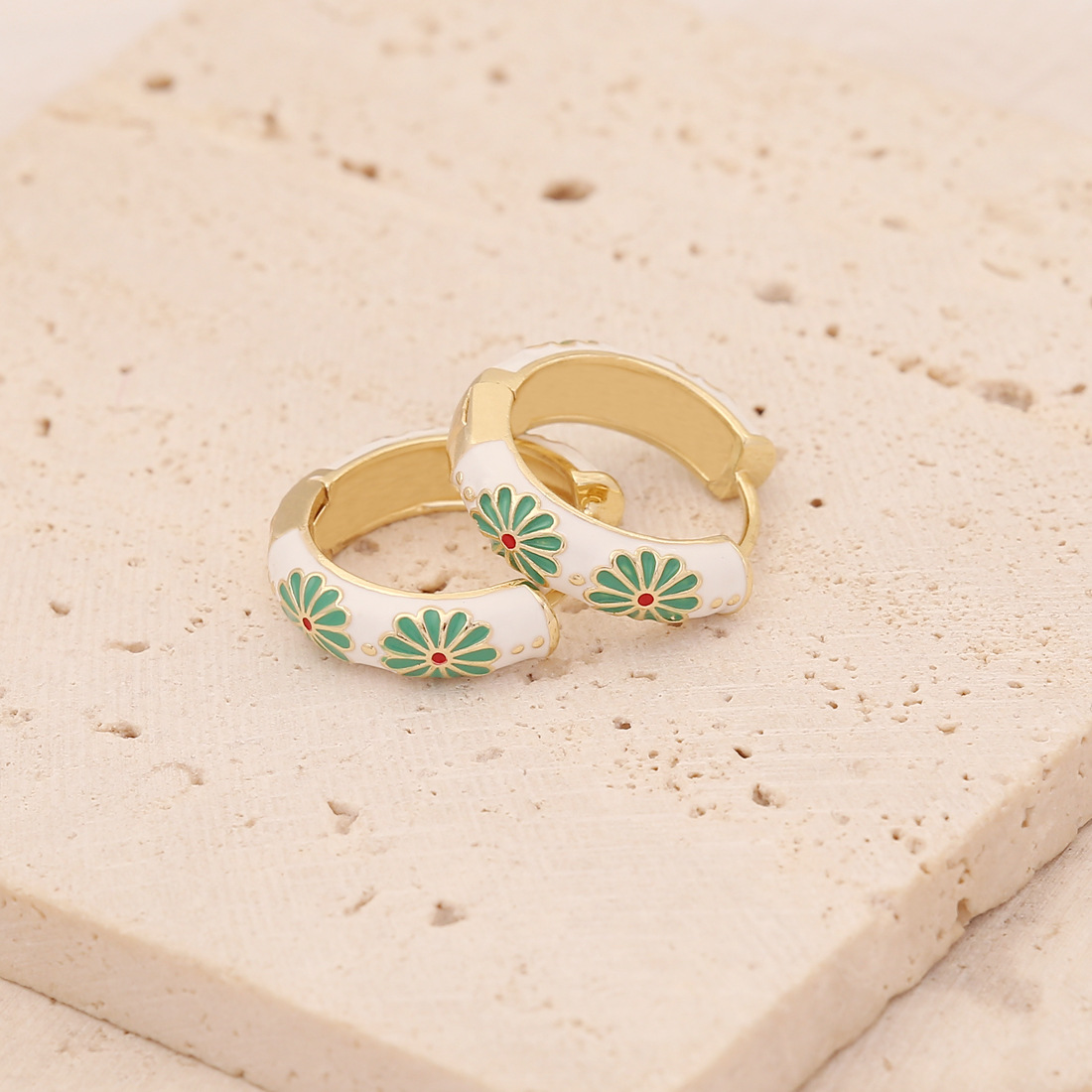 Multi-Color Dripping Retro Personalized Earrings