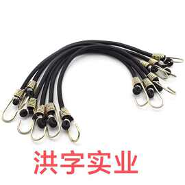 源头工厂3-4-5MM 多功能迷你绳固定松紧带小绑带弹力绳挂钩挂钩绳