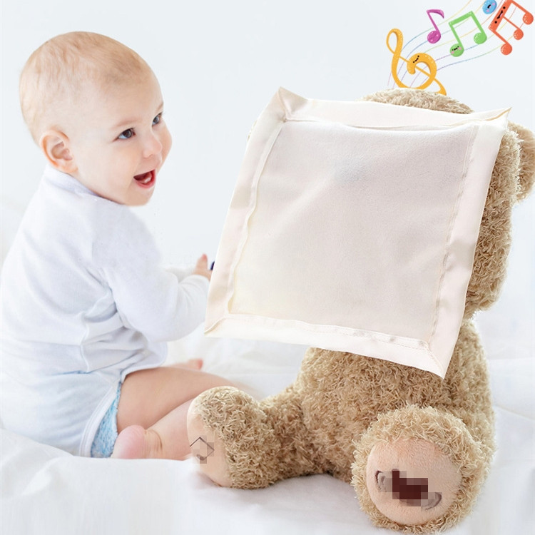 Oso de Peluche Eléctrico Interactivo para Juego de Escondite