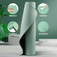 Fully upgraded high solid sanding PU natural rubber yoga mat anti-slip exercise wear-resistant luxury custom yoga mat