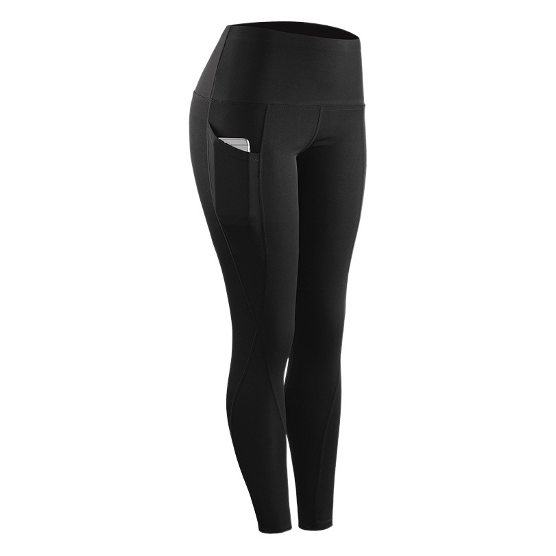 Leggings de Yoga de Tiro Alto para Mujer de Mezcla Sintética Secado Rápido para Fitness