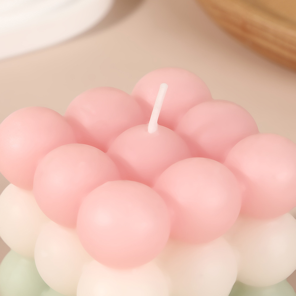 Modelado creativo colorido cubo de cigarrillos de incienso para el hogar dormitorio atmósfera sensación de fragancia adornos de cumpleaños regalos de mano brillante