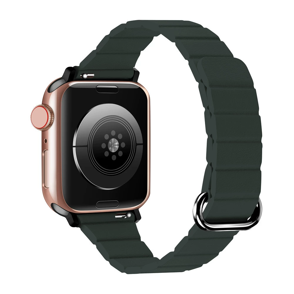Подходит для iWatch8 Apple Watch S5678 капсула магнитная кожа Кожа Коробочный ремень Apple Watch8