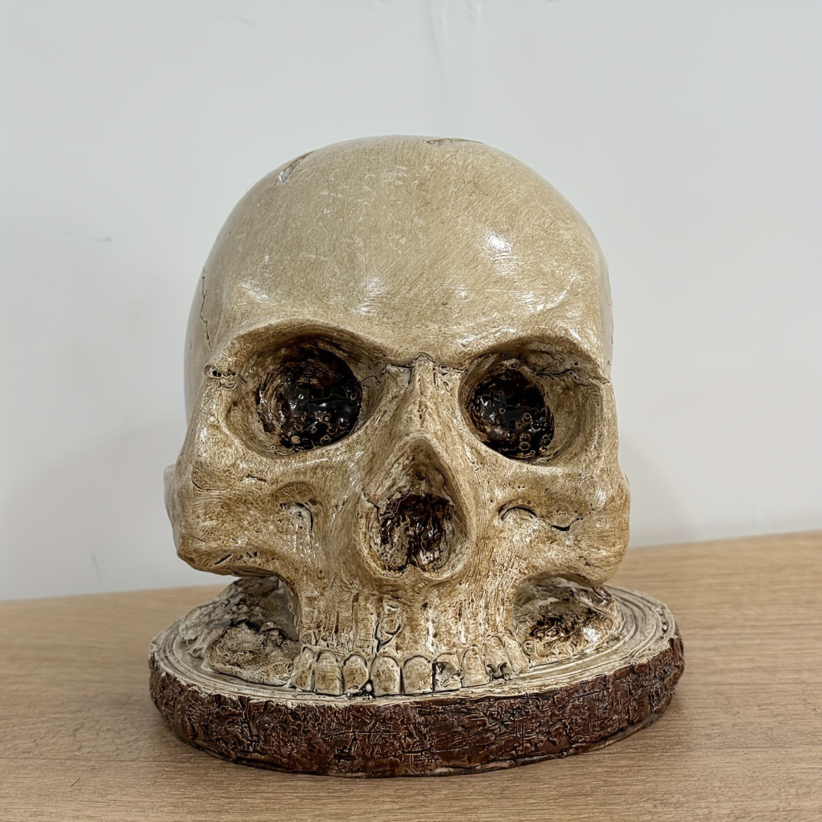 1560g Weight Knife Rest Home Textiles & Decor Type 1 Piece Quantity Indoor, Daily Occasion Synthetic Resin Material Halloween Festival Skull Pattern Funny, Punk Style Halloween Funny Punk Skull Synthetic Resin Indoor Daily Decorations Table Decoration Party Supplies 5