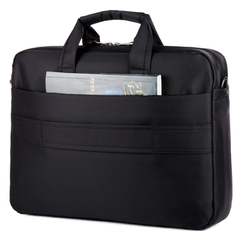 New Solid Color Waterproof Briefcase Men's and Women's Business Document Bag Conference Bag Portable Laptop Bag