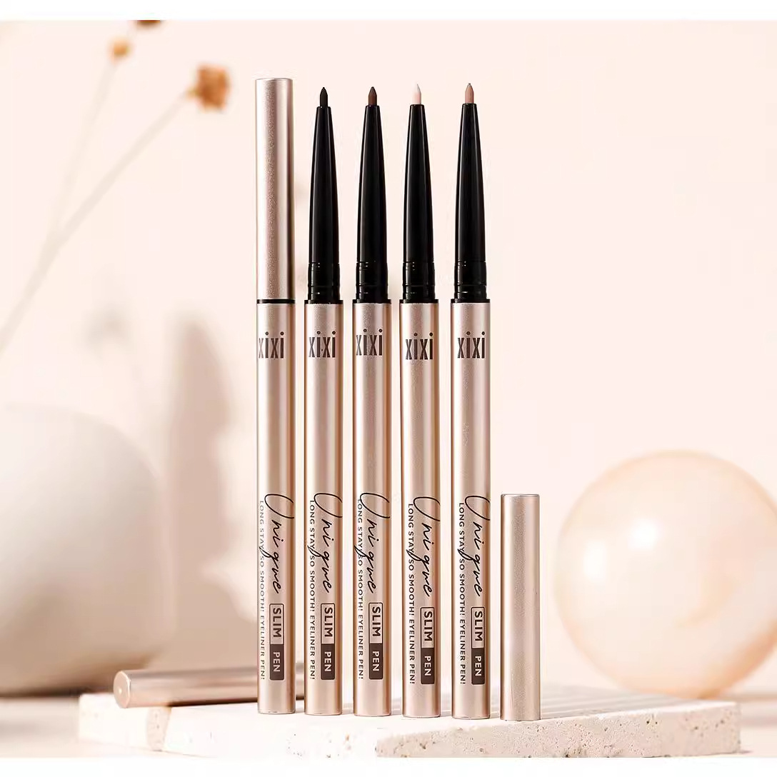 Xixi Zero-touch Eyeliner Glue Pen Smooth Color New Handheld Makeup Waterproof Easy-to-faint Slim Eyeliner