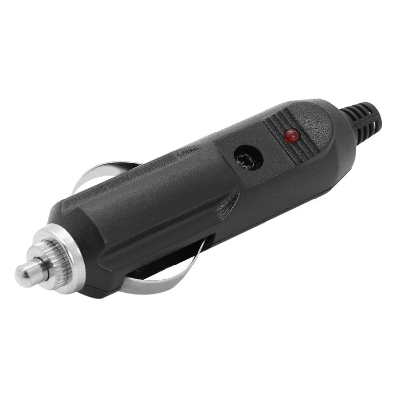 Нинбо производители поставляют пластиковые американских прикуривателя вилку со светодиодным индикатором прикуривателя