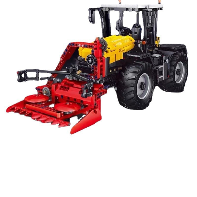 Yuxing modelo rey mecánico de control remoto tractor eléctrico adulto alta dificultad montaje legao bloques juguetes al por mayor
