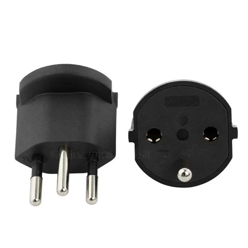 转换插头带地线法规转瑞士转换插头 瑞士转法式旅行转接头P601