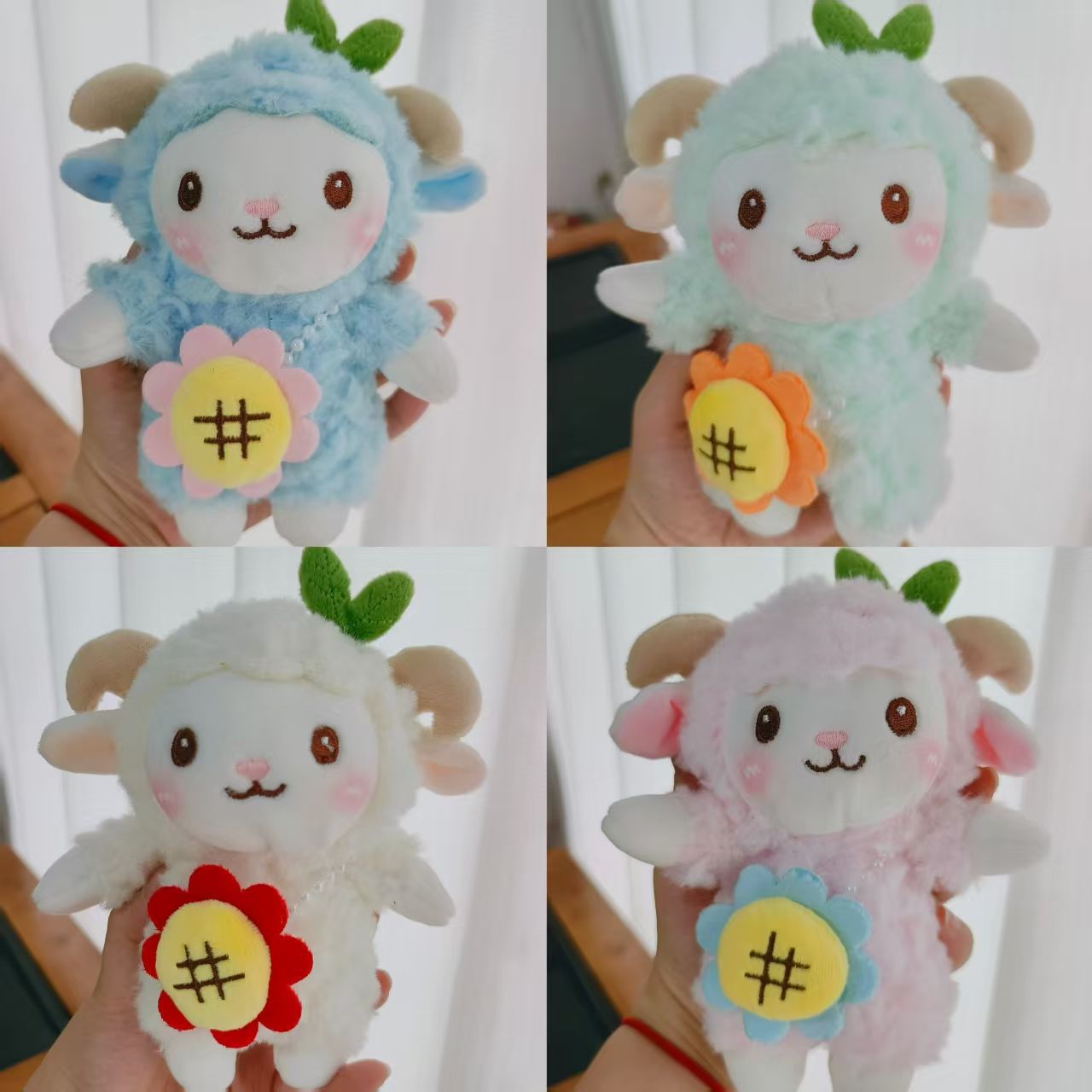 Cuatro pulgadas muñeca de peluche pequeño colgante muñeca llavero muñeca mochila colgante juguete de peluche regalo