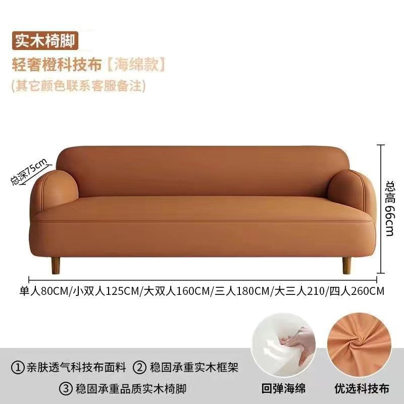 网红沙发小户型出租屋公寓客厅小沙发简约轻奢卧室女装店布艺沙发|undefined