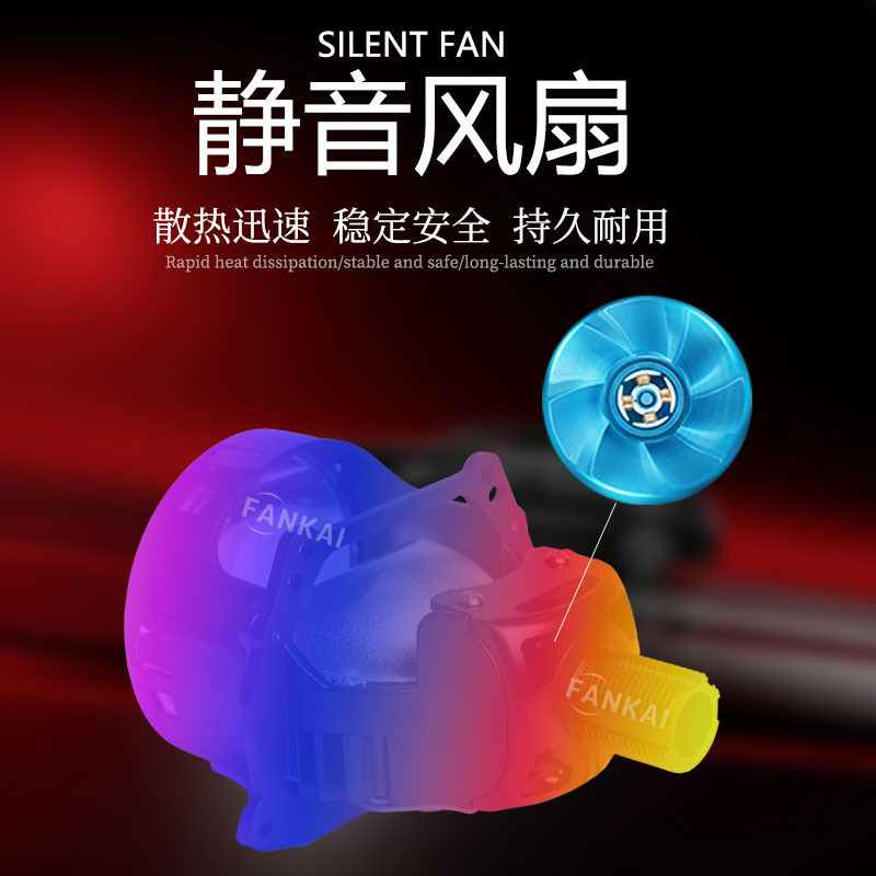 Coche LED faro adecuado para doble lente de luz 60W lente sin pérdida H4 modificado faro lejos y cerca integrado destacado proyector