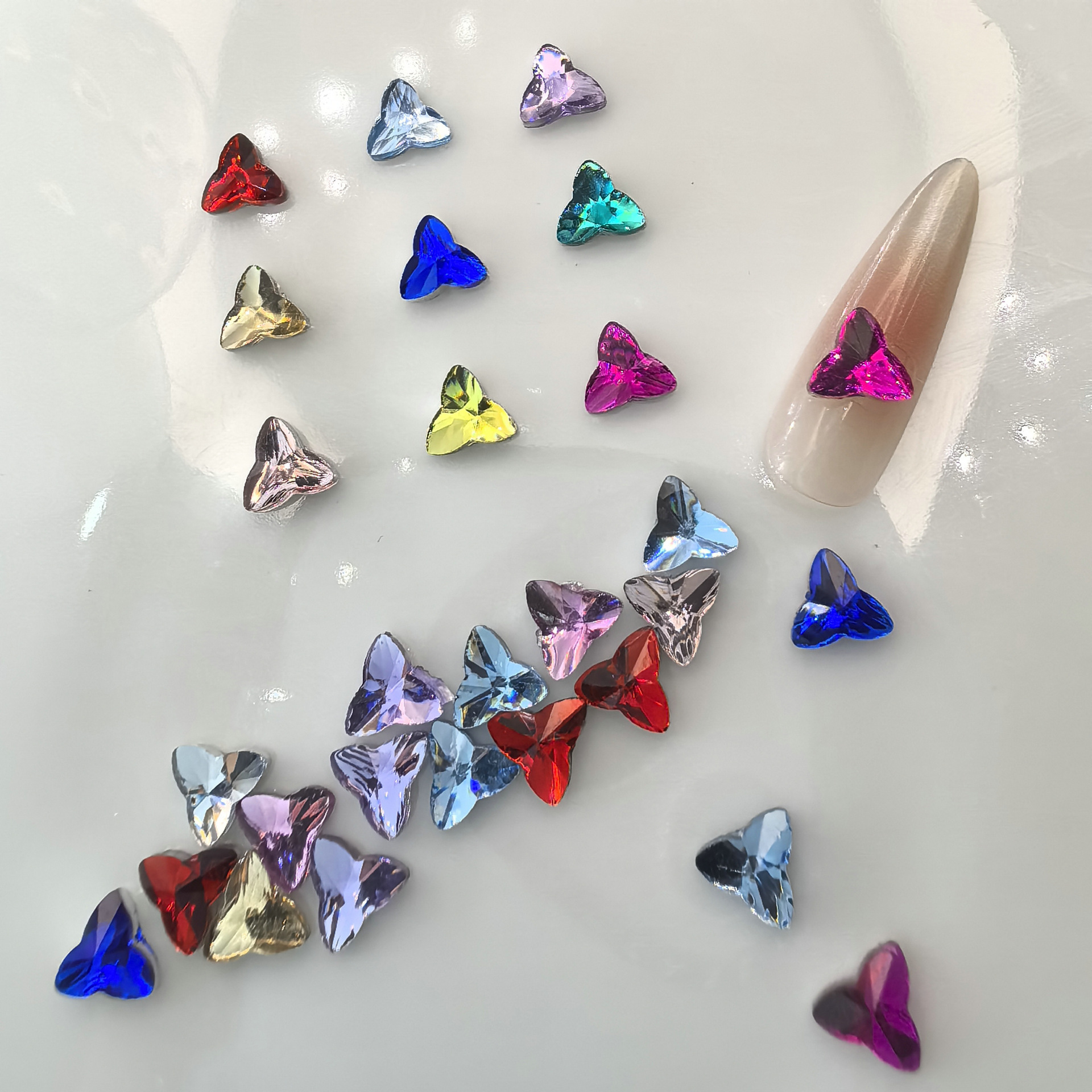 三角形平底钻美甲饰品配件小饰品玩具材料0006.jpg