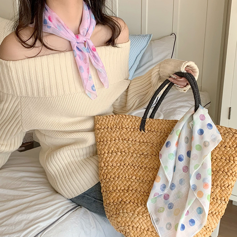 Buñuelo cuadrado buñuelo de seda alta sensación de verano delgado buñuelo de estilo francés buñuelo de estilo pastoral buñuelo de estilo buñuelo