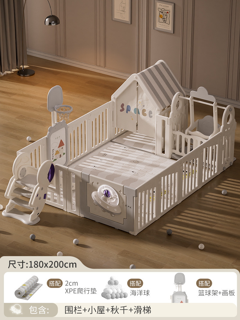 1.8*2.0 pequeña casa swing tobogán 2 cm XPE tapete