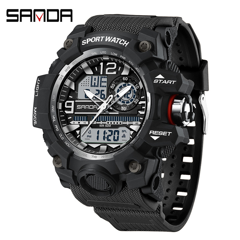 3133 [men's style] black and white