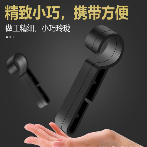 Safety helmet headlight buckle fixed anti-slip buckle plastic hook buckle headlight strap hook low price wholesale