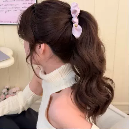 少女时代蝴蝶结香蕉夹竖夹女2026新款扎高马尾扭扭夹大号防滑发夹