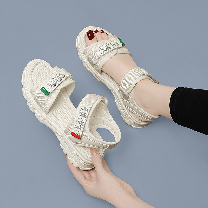 Sandal thể thao nữ đế dày phong cách ballet mùa hè 2024 — 9819 xanh đen, 9819 mét xanh lục