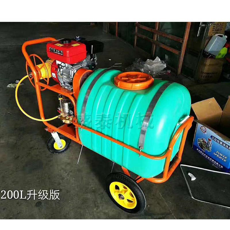 手推式高压汽油打药机喷雾机手推式高压汽油打药机喷雾机园林果园