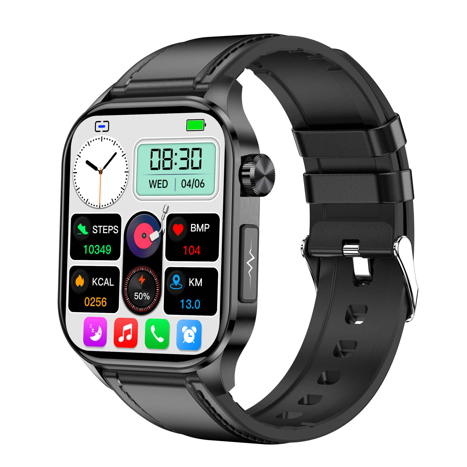 Ecg Health Smart Watch With Bluetooth Call And Amoled Display_voghion.com