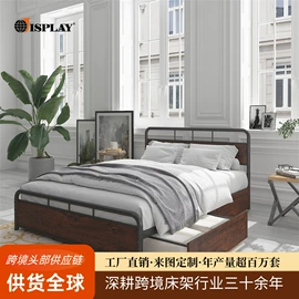 铁艺/钢木床;板式床;布艺床