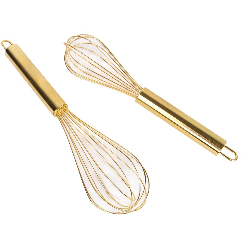 Stainless steel egg beater manual printable LOGO handheld batter cream mixer creative kitchen baking tool