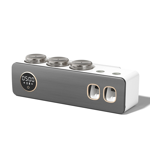 Philips Tech Smart Disinfecting Toothbrush Holder: UV Sterilization, Plug-Free, Wall-Mounted Toothbrush Organizer