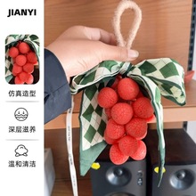 仿真荔枝香皂整串青提手工葡萄香皂洗手肥皂持久留香精油皂伴手礼