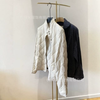 衣录26升级版小腔调内搭外穿轻薄菱格鹅绒服小外套秋冬一件代发