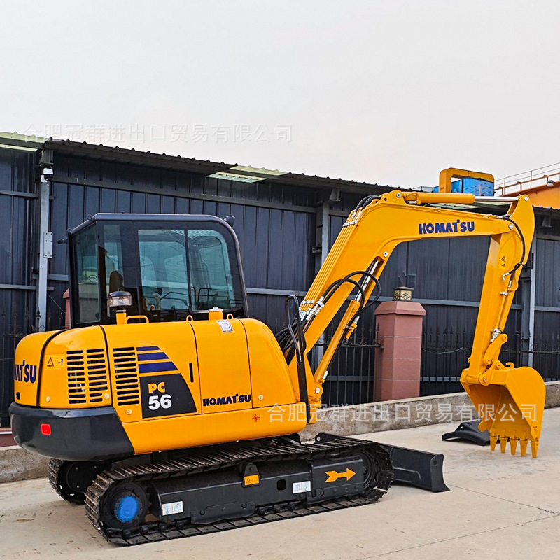Komatsu Komatsu PC56 Excavadora pequeña y mediana para la agricultura de huertos Recuperación del noventa por ciento Nuevo vehículo original sin reparación