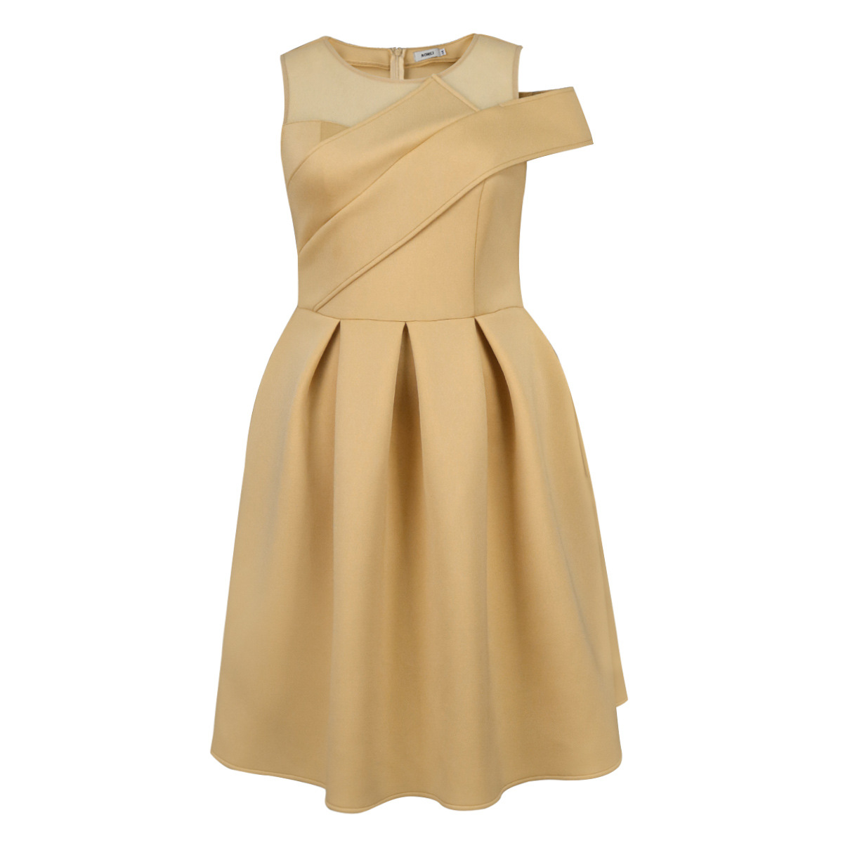 Women's Clothing Sexy sleeveless A line dress banquet party plus size graduation dress party dress_voghion.com