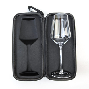 Factory Direct Sales Eva Red Wine Glass Box Wine Leather Box Champagne Glass Box Outdoor Wine Glass Bag Portable Bag