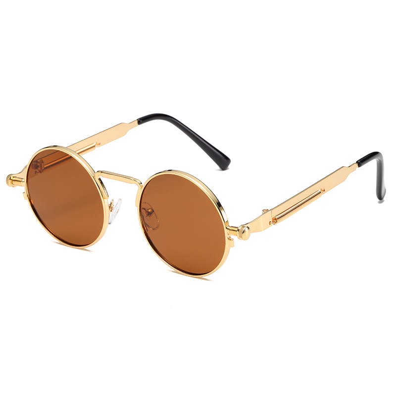 Golden frame transparent tea pieces