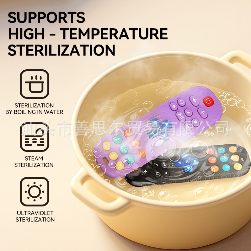 Control remoto transfronterizo de simulación de bebés de silicona de grado alimenticio para bebés resistentes a la comida mano palillos de dientes para calmar juguetes pegamento de mordida
