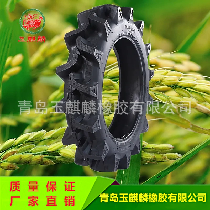 Износостойкая, противоскользящая, с глубокими зубьями, антизахлестывающая, саморазгружающаяся, сельскохозяйственная машина для рисовых полей, шина для трактора с высоким цветком для рисовых полей 16,9-34