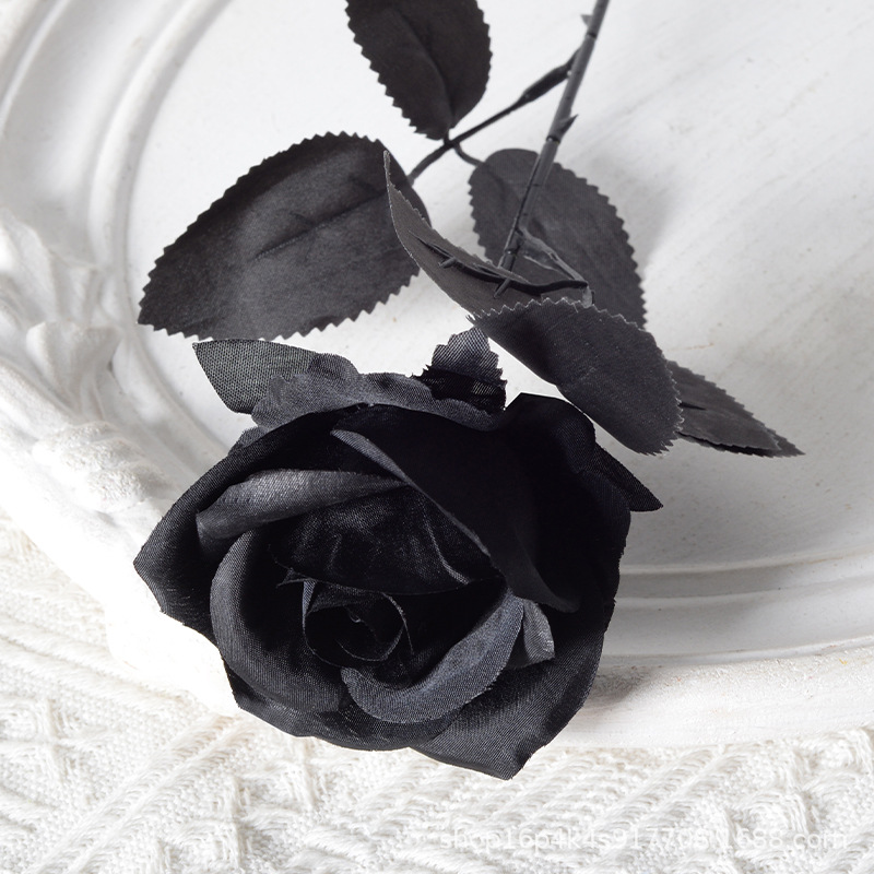 Todo negro (tela de seda) 7cm