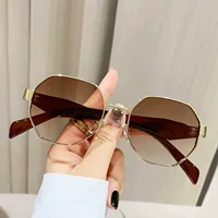 Персонализированные многоплановые очки в оправе Fashion Fashion Frame Frame Coffee Chails Тенденция темных очков