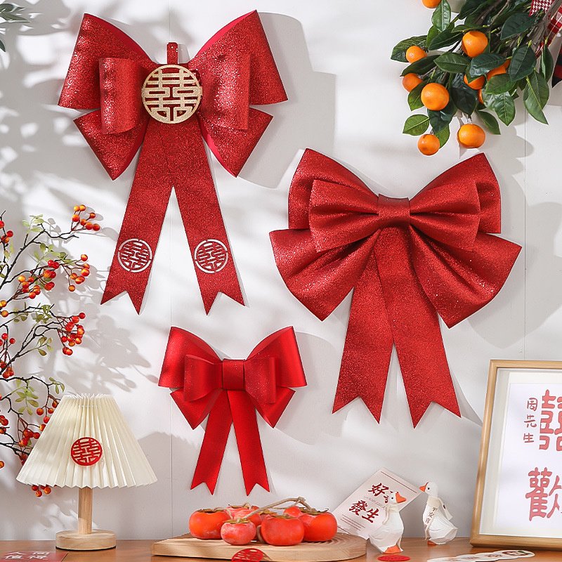 Wedding Instagram Influencer Large Bow, Xiaohongshu Non-woven Fabric Bow Material Kit, Wedding Room Decor, Wedding Arrangements
