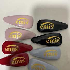 emi~s糖果色刘海夹发夹发饰品边夹一字夹bb夹少女顶夹